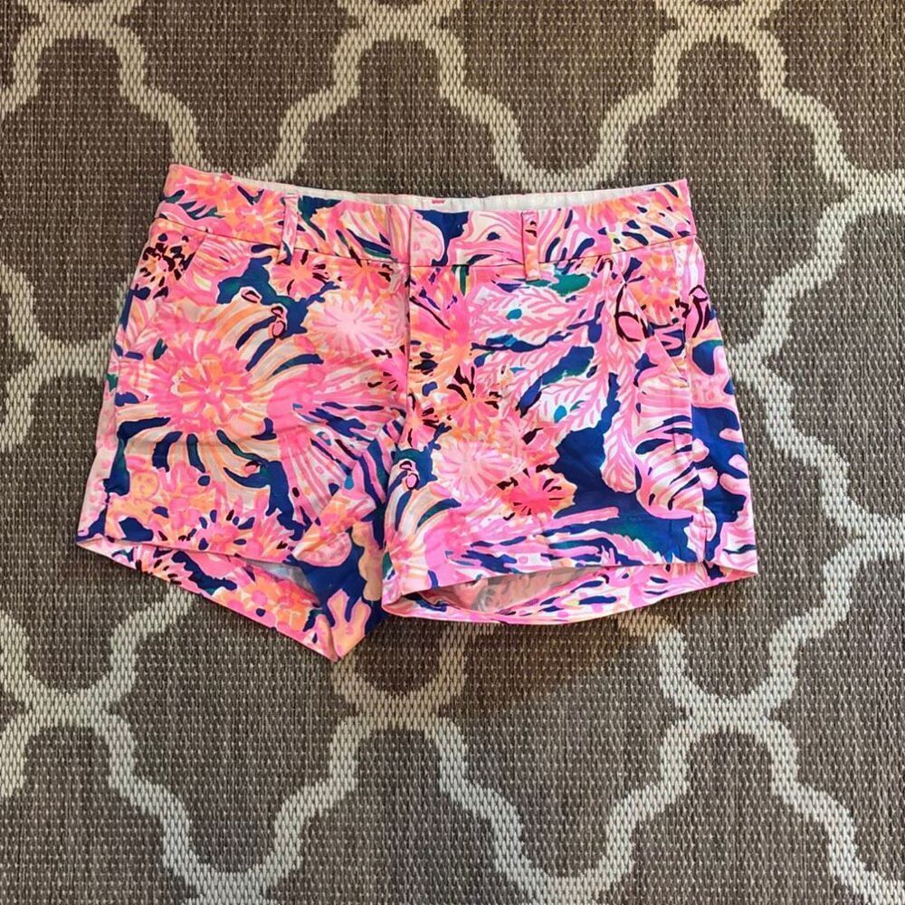 Lilly Pulitzer Callahan stretch sea dream shorts women’s size 12
